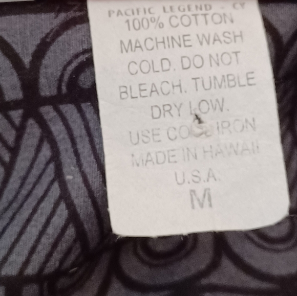 Men's Hawaiian Shirt, Made in Hawaii - Picture 5 of 5